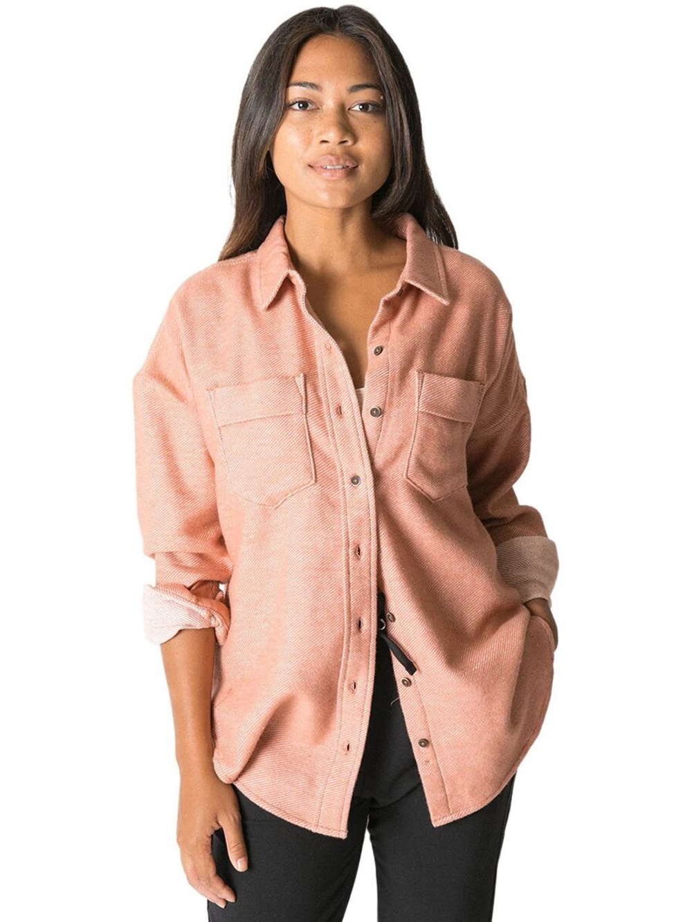 Kavu Iclyn Shirt in “Blush Blaze”